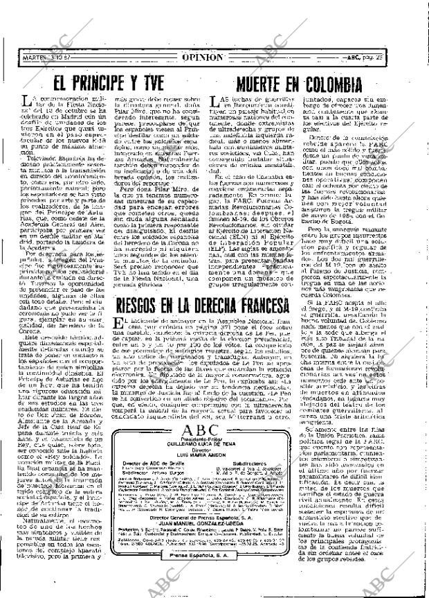 ABC MADRID 13-10-1987 página 23