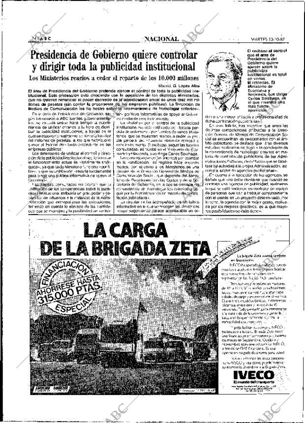 ABC MADRID 13-10-1987 página 34