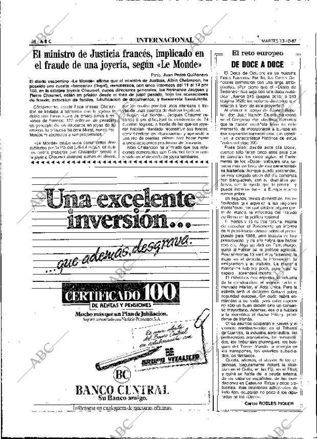 ABC MADRID 13-10-1987 página 38