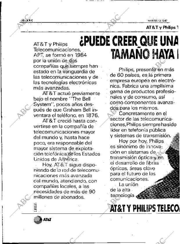 ABC MADRID 13-10-1987 página 68