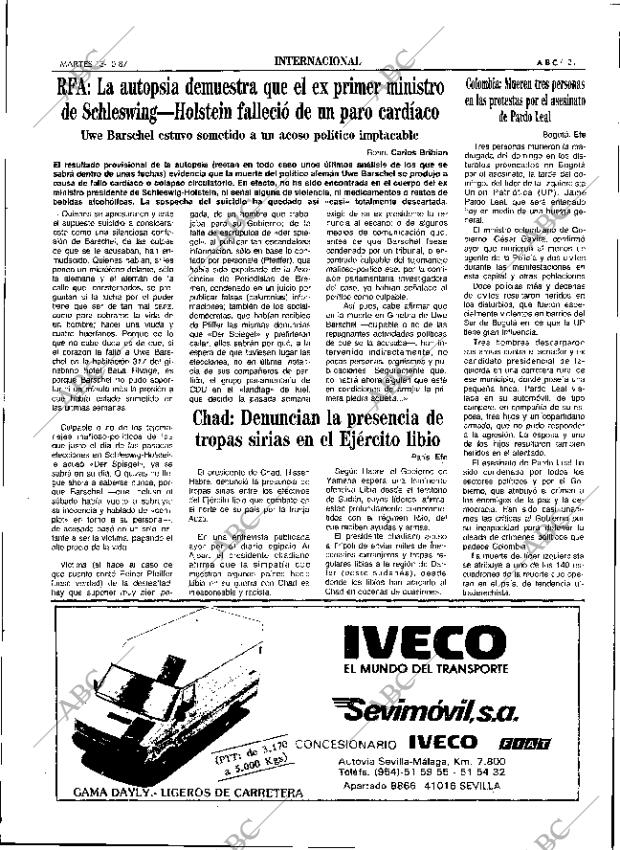 ABC SEVILLA 13-10-1987 página 21