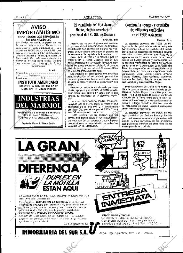 ABC SEVILLA 13-10-1987 página 28