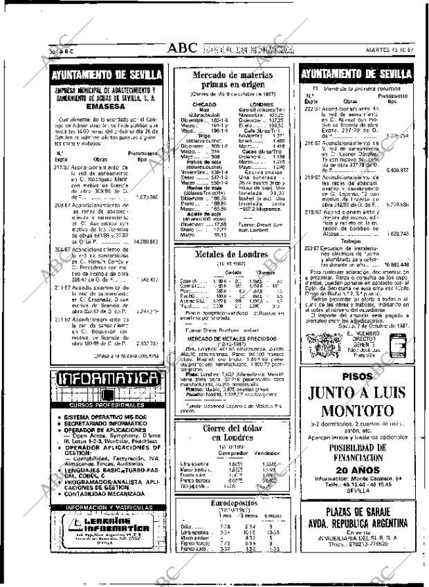 ABC SEVILLA 13-10-1987 página 56