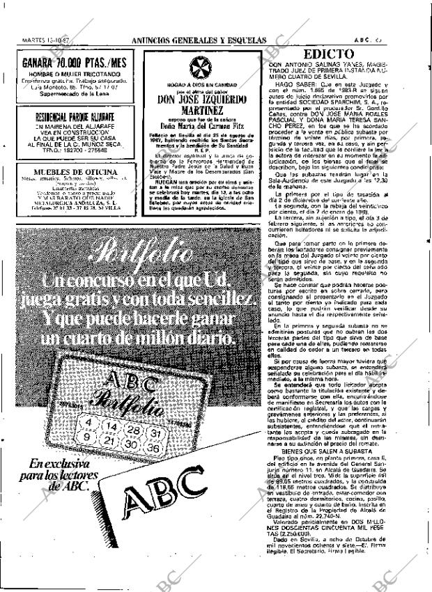 ABC SEVILLA 13-10-1987 página 85