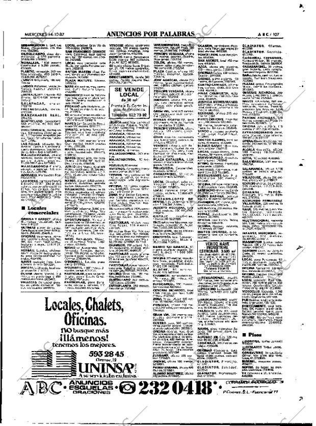 ABC MADRID 14-10-1987 página 107