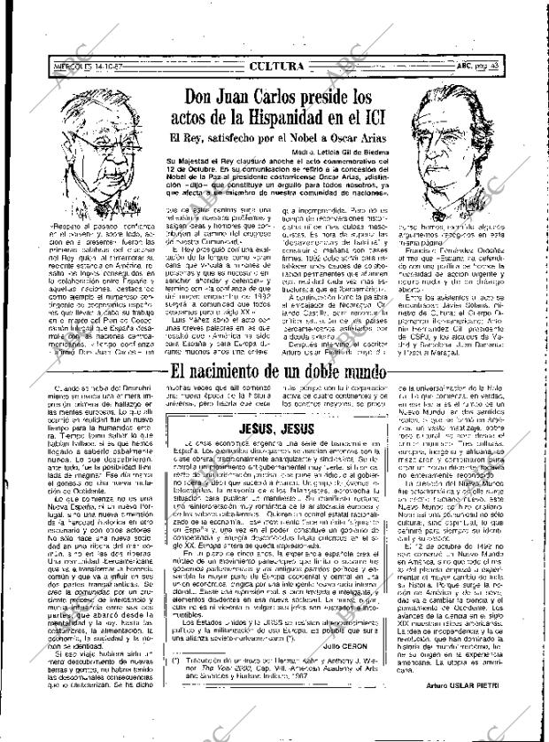 ABC MADRID 14-10-1987 página 43