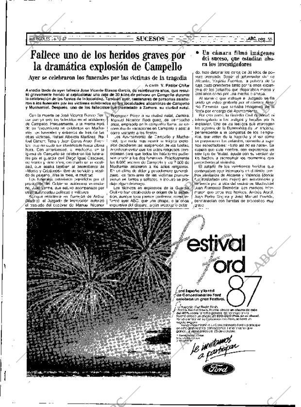 ABC MADRID 14-10-1987 página 55