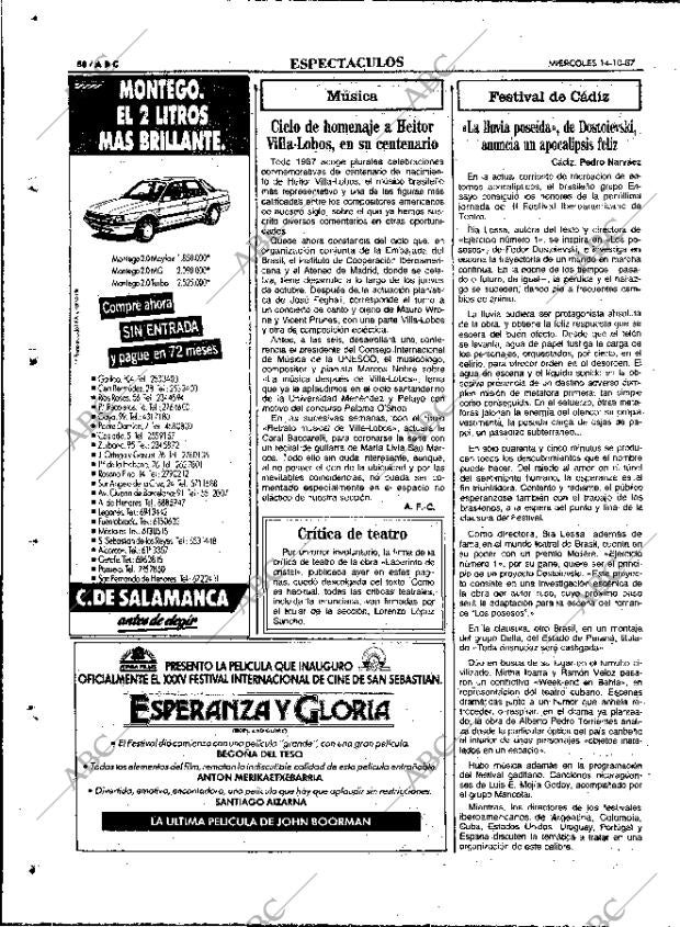 ABC MADRID 14-10-1987 página 88