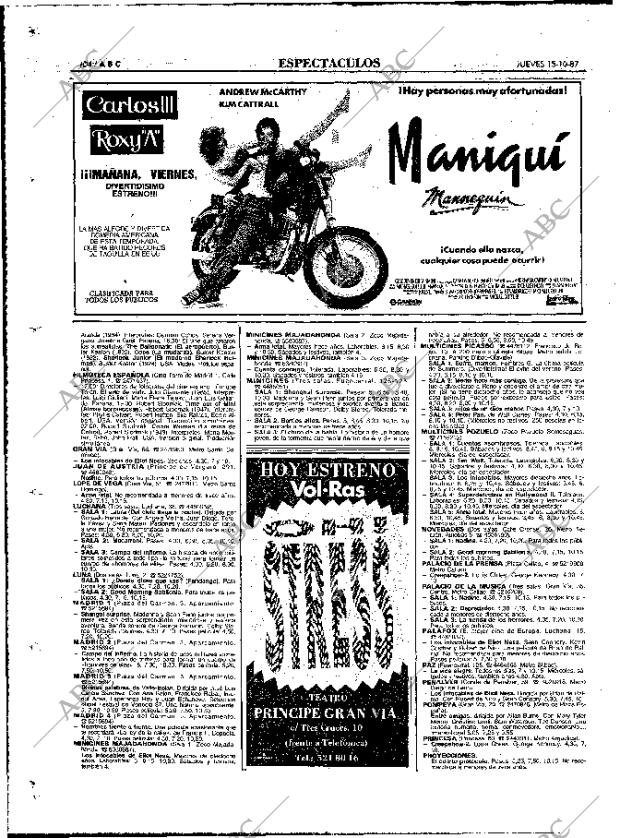 ABC MADRID 15-10-1987 página 104