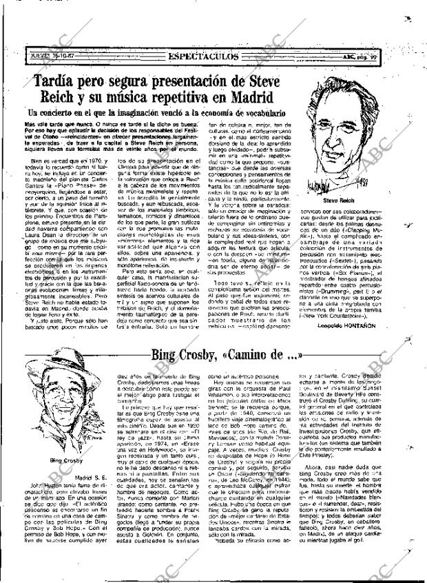 ABC MADRID 15-10-1987 página 99