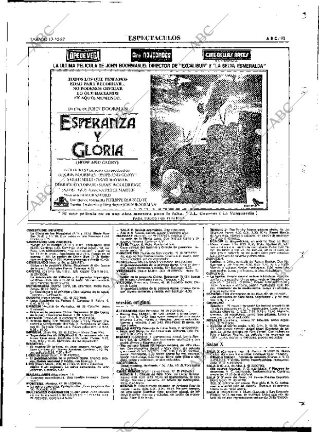 ABC MADRID 17-10-1987 página 93