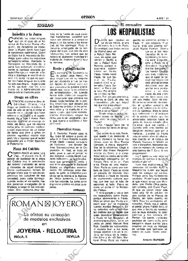 ABC SEVILLA 18-10-1987 página 21