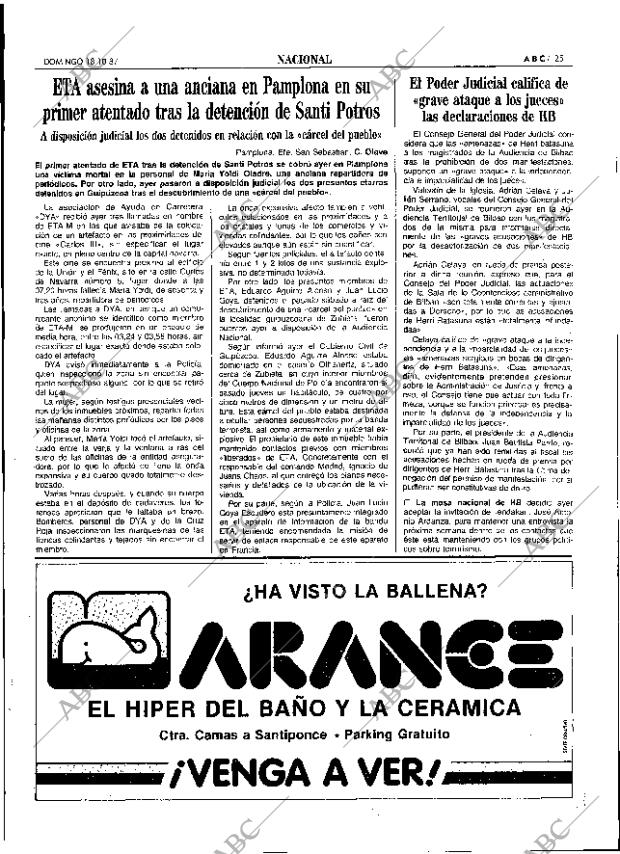 ABC SEVILLA 18-10-1987 página 25
