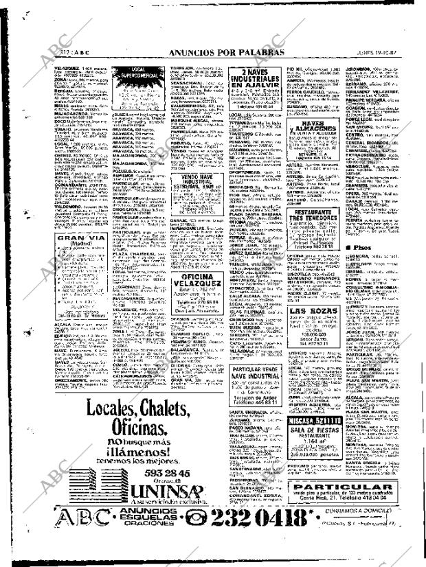 ABC MADRID 19-10-1987 página 112