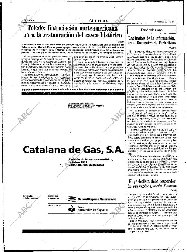 ABC MADRID 20-10-1987 página 46