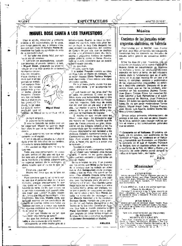 ABC MADRID 20-10-1987 página 90