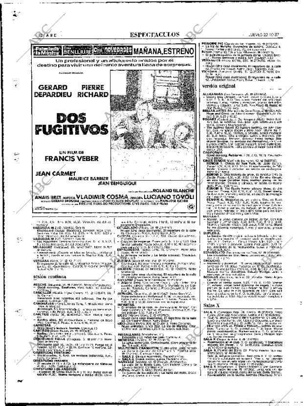 ABC MADRID 22-10-1987 página 112