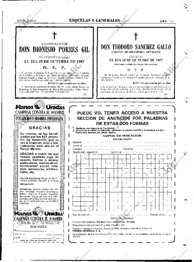 ABC MADRID 22-10-1987 página 115