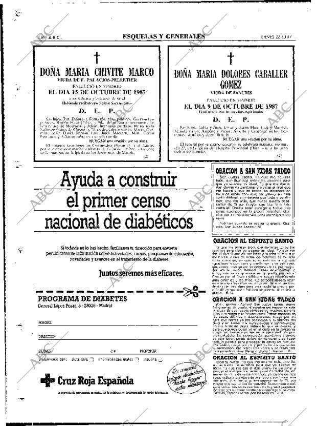 ABC MADRID 22-10-1987 página 116