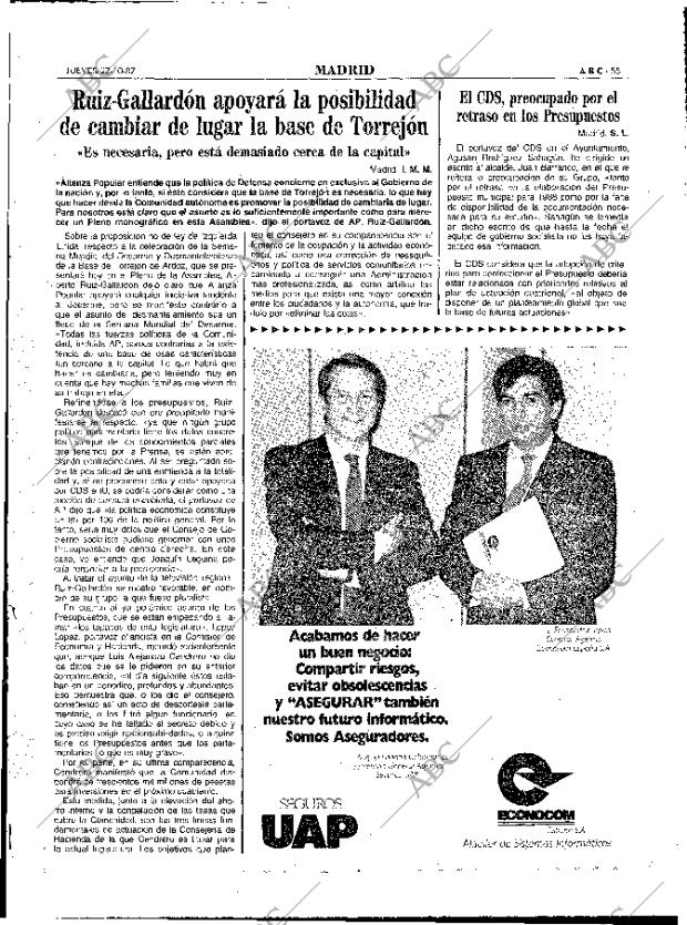 ABC MADRID 22-10-1987 página 55