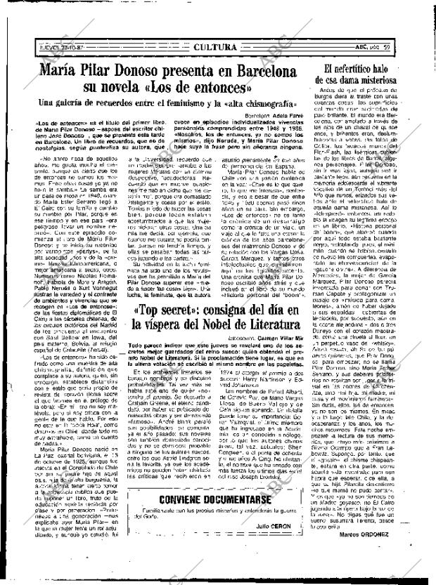 ABC MADRID 22-10-1987 página 59