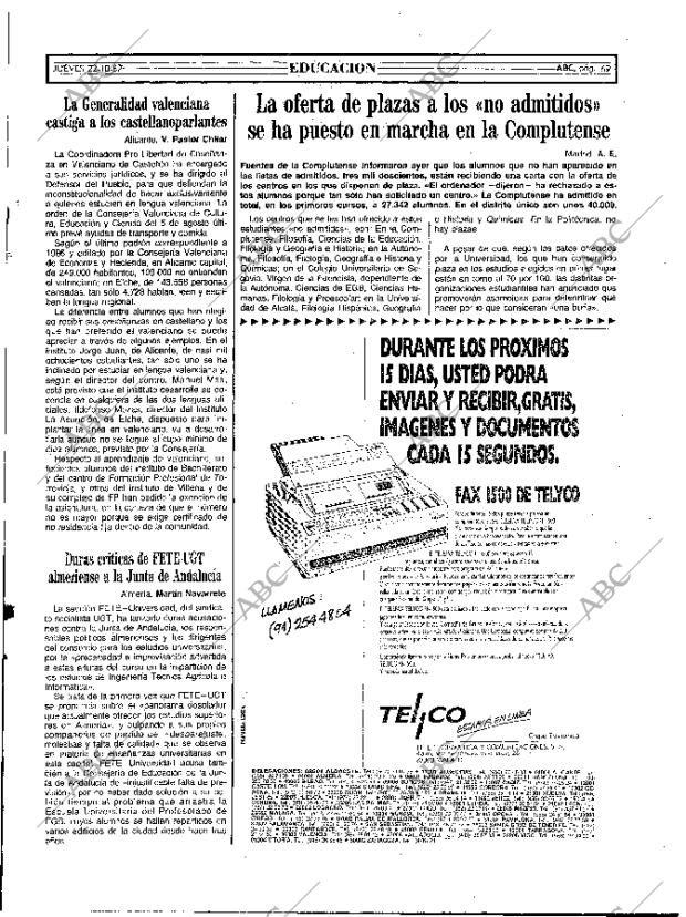 ABC MADRID 22-10-1987 página 69