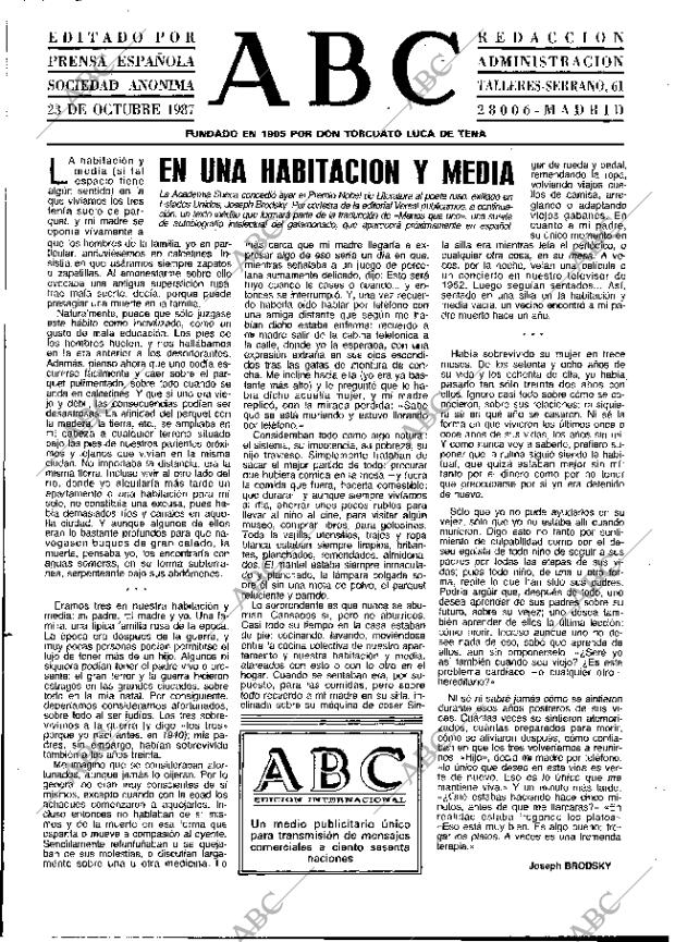 ABC MADRID 23-10-1987 página 3