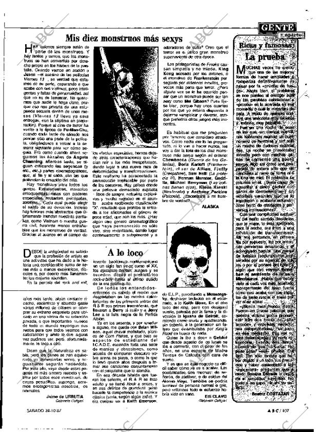 ABC MADRID 24-10-1987 página 107