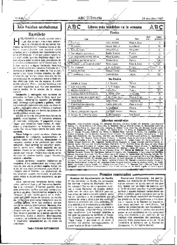 ABC SEVILLA 24-10-1987 página 40