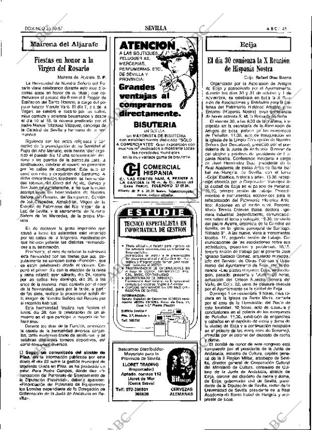ABC SEVILLA 25-10-1987 página 45