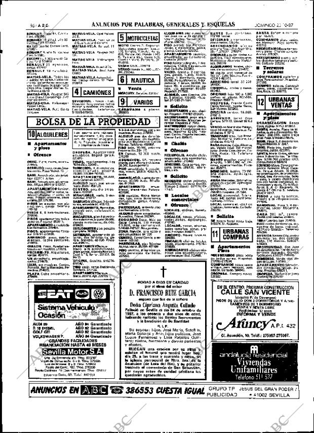 ABC SEVILLA 25-10-1987 página 96