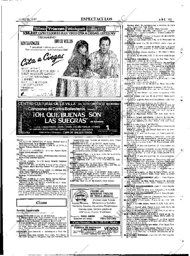 ABC MADRID 26-10-1987 página 103