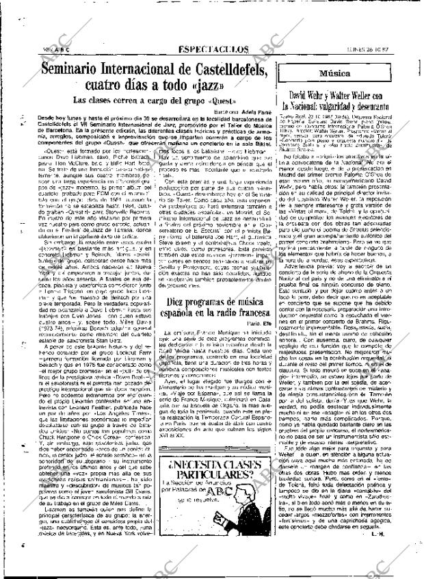 ABC MADRID 26-10-1987 página 98