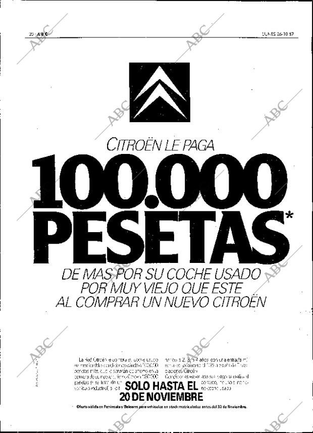 ABC SEVILLA 26-10-1987 página 20