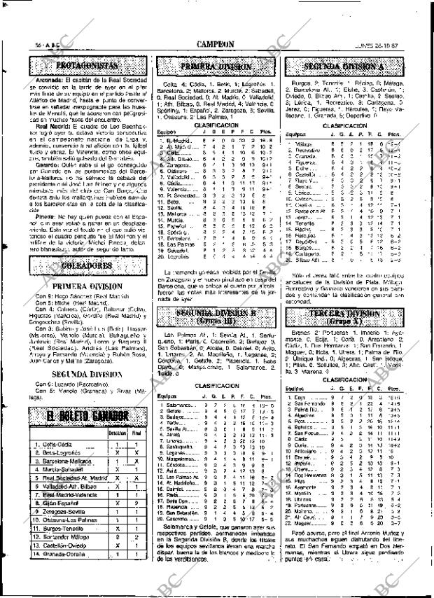 ABC SEVILLA 26-10-1987 página 56