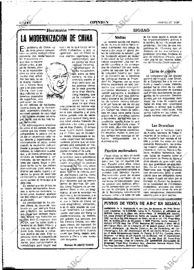 ABC MADRID 27-10-1987 página 20