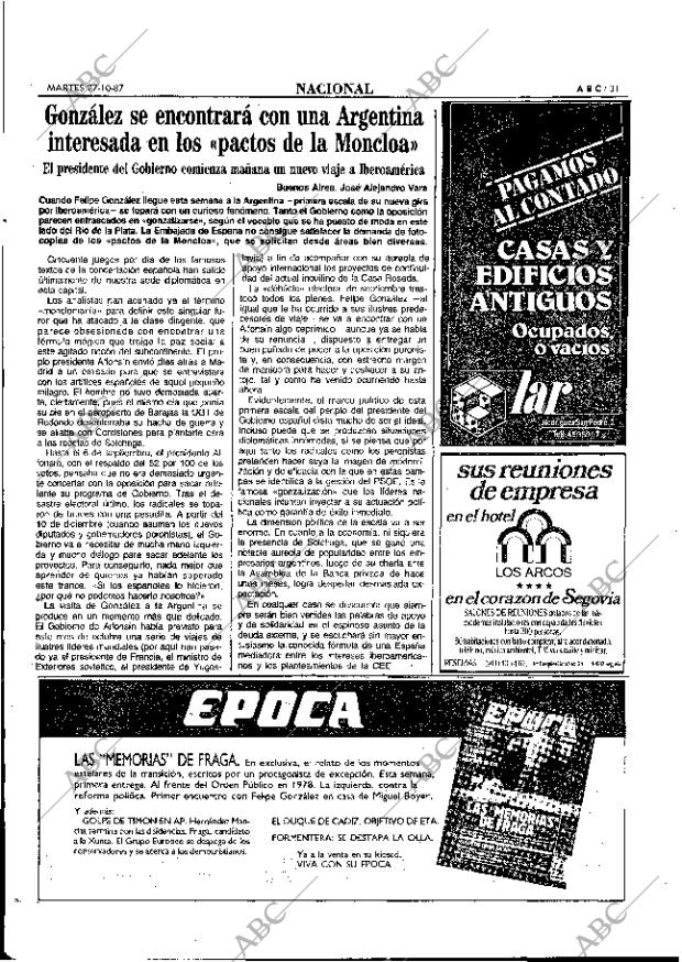 ABC MADRID 27-10-1987 página 31