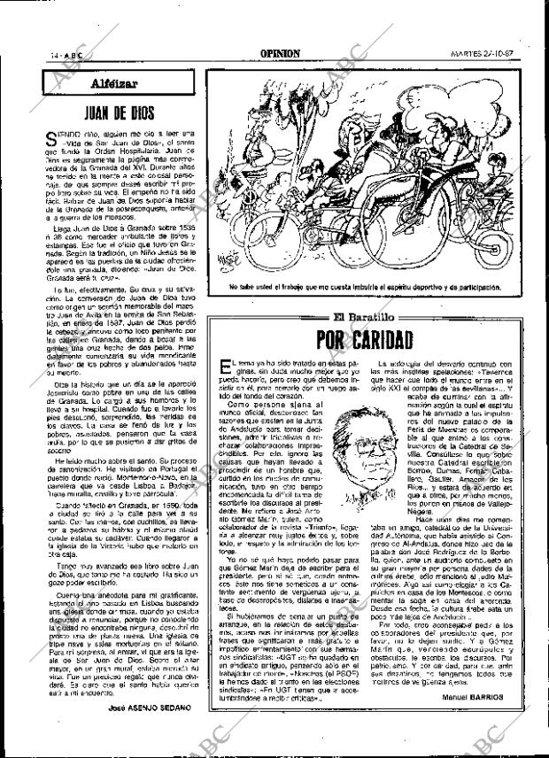 ABC SEVILLA 27-10-1987 página 14