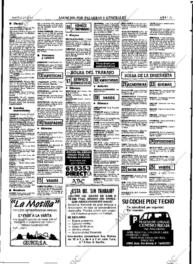 ABC SEVILLA 27-10-1987 página 75
