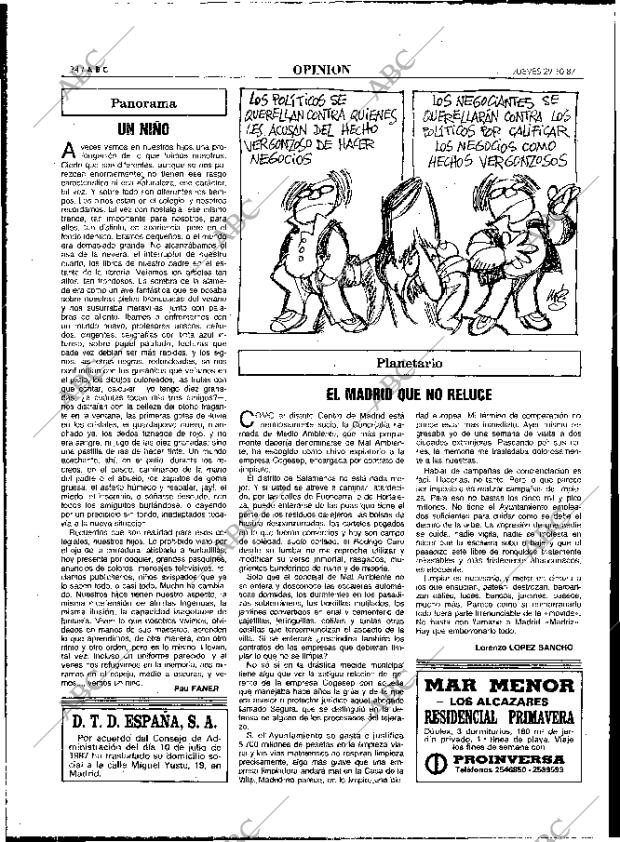 ABC MADRID 29-10-1987 página 34