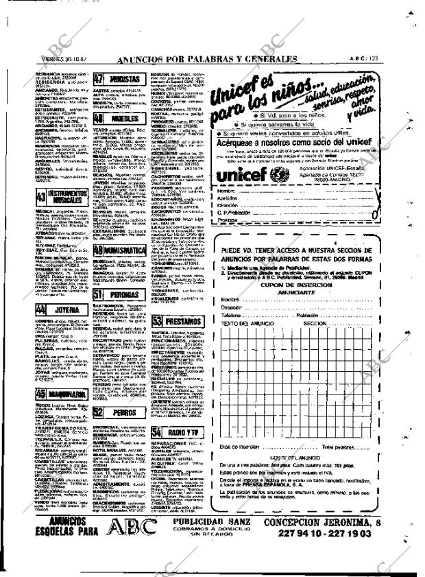 ABC MADRID 30-10-1987 página 123