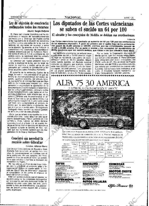 ABC MADRID 31-10-1987 página 25