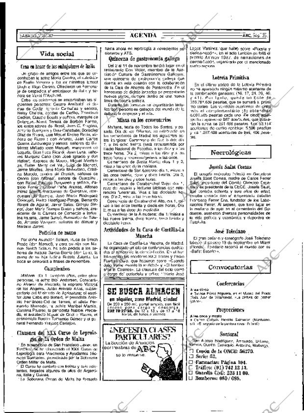 ABC MADRID 31-10-1987 página 35