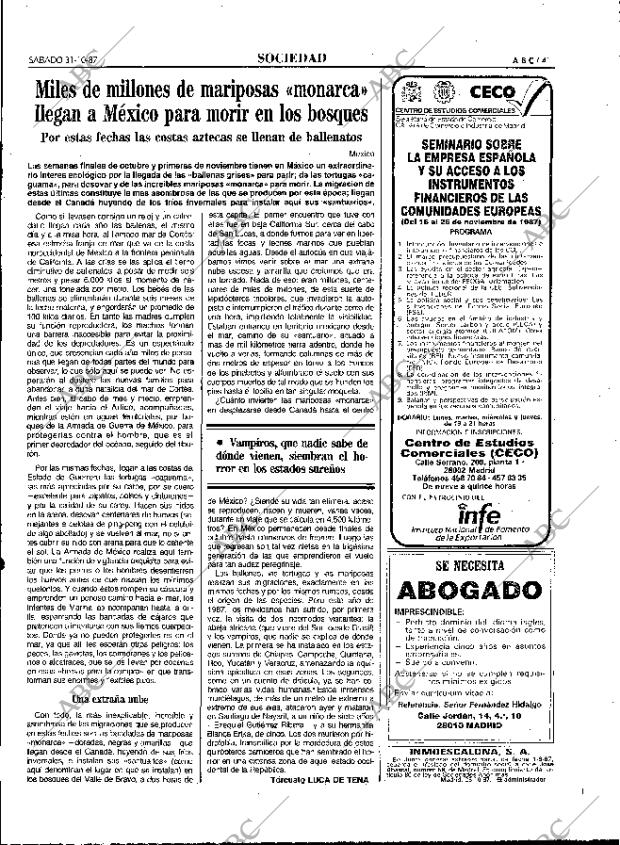 ABC MADRID 31-10-1987 página 41