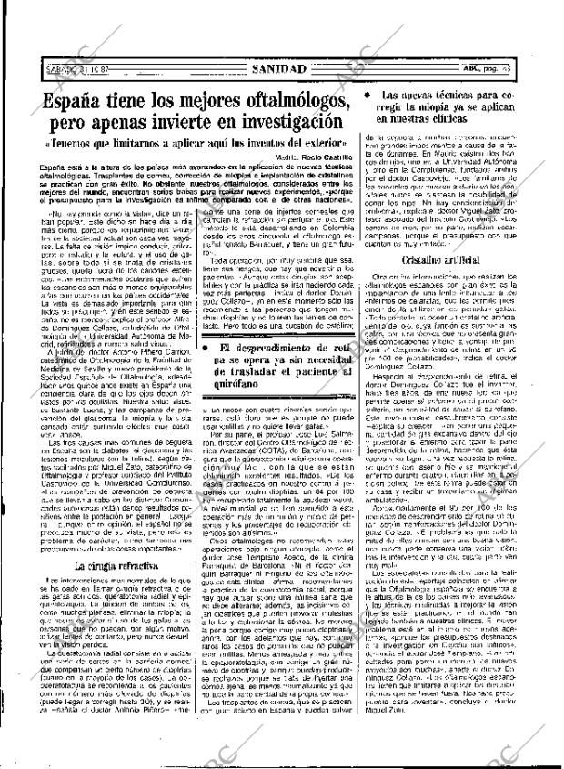 ABC MADRID 31-10-1987 página 43