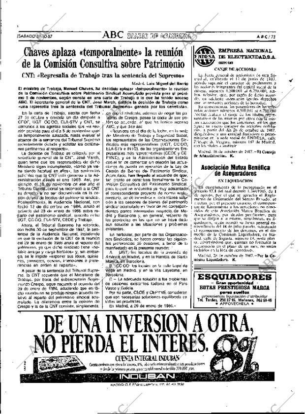 ABC MADRID 31-10-1987 página 73