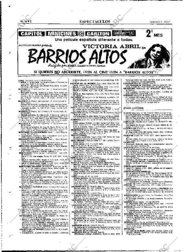 ABC MADRID 31-10-1987 página 96