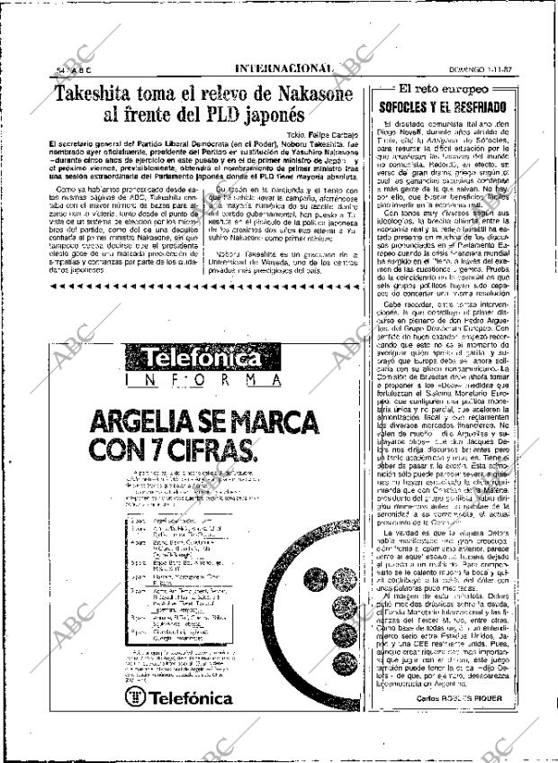 ABC MADRID 01-11-1987 página 54