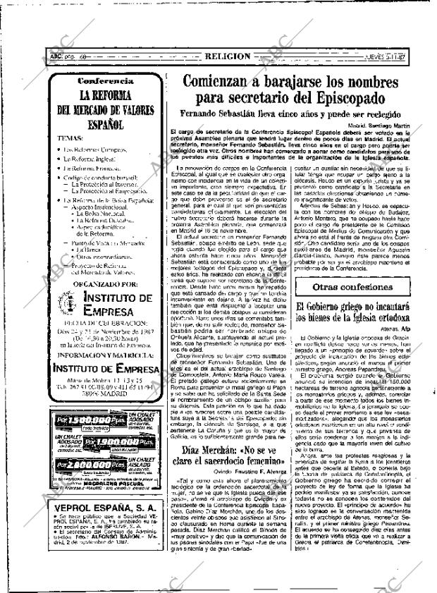 ABC MADRID 05-11-1987 página 68