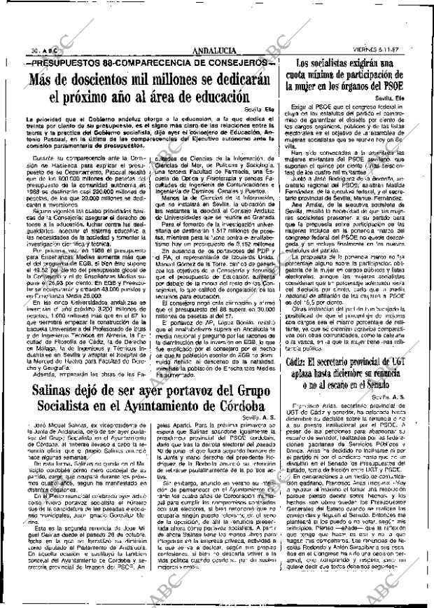 ABC SEVILLA 06-11-1987 página 30